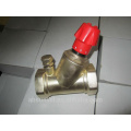 Digital  locked bronze  balance valve with